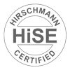 Logo für die Hirschmann-Zertfizierung, kurz HiSE
